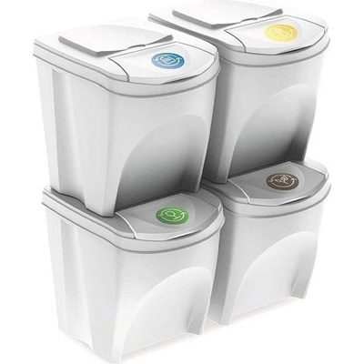Prosperplast SORTIBOX 4 x 35 l popolavá IKWB35S4-427C