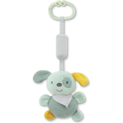Lorelli Бебешка играчка със звънче Lorelli - Куче, зелена (10191350009)