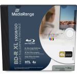 MediaRange BD-R XL Extra Large 100GB, 4x скорост на запис, мастиленост (4260664876090)