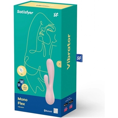 Satisfyer Mono Flex rabbit vibrátor / růžová