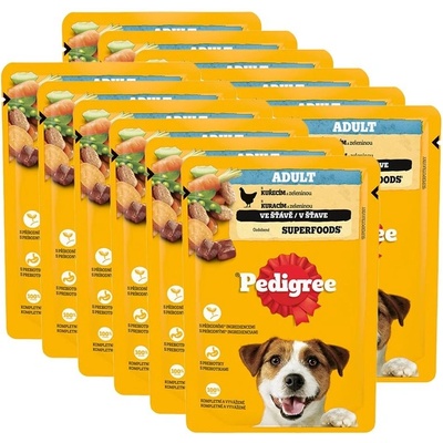 PEDIGREE Adult консерви с пиле и зеленчуци в сос 12 x 100 г