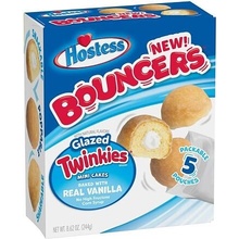 Hostess Twinkie Bouncers dezert s náplní s příchutí vanilky s cukrovou polevou 5 x 49 g