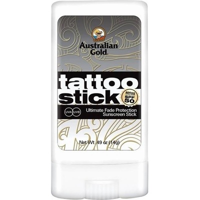 Australian Gold Слъцезащитен стик за татуировки, SPF50, 14 g
