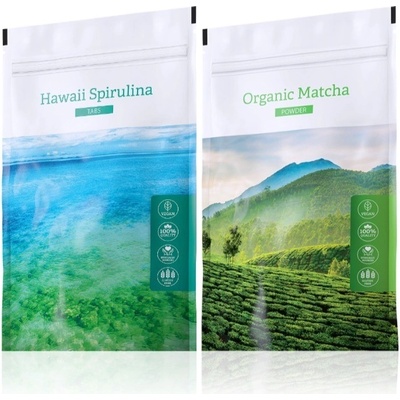 Energy Hawaii Spirulina tabs 200 tablet + Organic Matcha powder 50 g