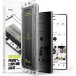 Ringke Протектор за Samsung Galaxy S25 Ultra (комплект от 2) - Ringke Easy Slide Privacy Tempered Glass - черен