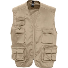 Sol´s vesta Safari Gilet 43630 Beige Rope