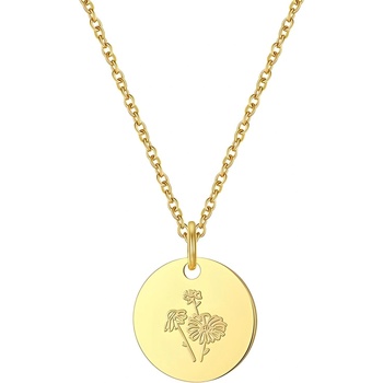 HARAHU Колие fl-21632 - Златна / Тип2 kp21632 (fl-21632)