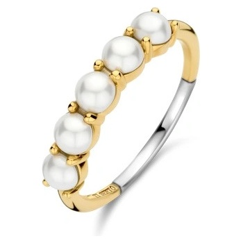 Ti Sento Сребърен дамски пръстен с перли Ti Sento 12322YP (12322YP)