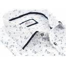 Beva Športovo elegantná košeľa klasik kr. rukáv biela
