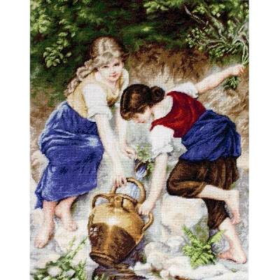 Luca-S От извора - гоблен със схема 1: 1 (aida 25 каунта)