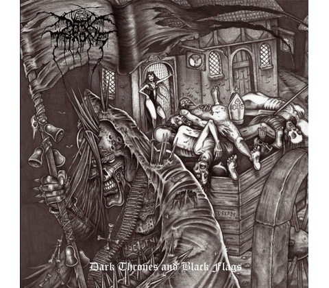 DARKTHRONE - DARK THRONES AND BLACK FLAG CD