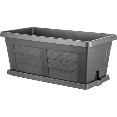 Bama truhlík Legno antracit, 80 x 40 x 35 cm, 80 cm