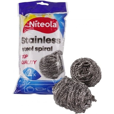 NITEOLA Stainless Steel Spiral drôtenka na riad 2ks