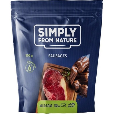 SIMPLY FROM NATURE Prírodné klobásky s diviačím mäsom 300 g