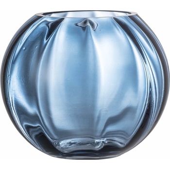 Bloomingville Sklenená váza Abas Blue Glass