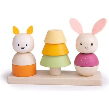 Bigjigs Toys - Дървена низанка - Гора (34018)