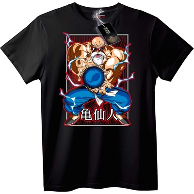 NOONEBRAND Тениска Майстор Роши от Dragon Ball - 7XL, White