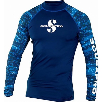 Scubapro Rashguard UPF50, dlouhý rukáv, pánské, modré