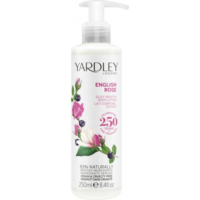 Yardley Anglická růže Tělové mléko s hydratačním účinkem, 250 ml