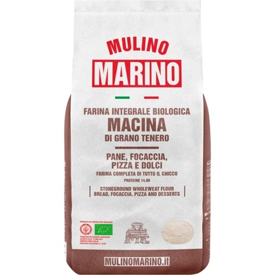 Mulino Marino Bio celozrnná pšeničná mouka Macina 1 kg