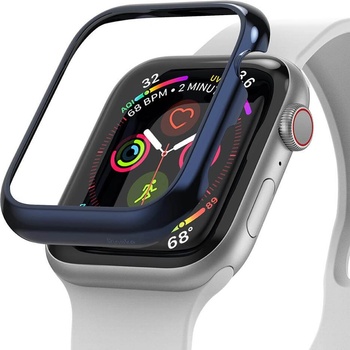Ringke Стоманена рамка с висока степен на защита за Apple Watch 44мм - Ringke Bezel Styling (тъмносин) (AW4-44-110)