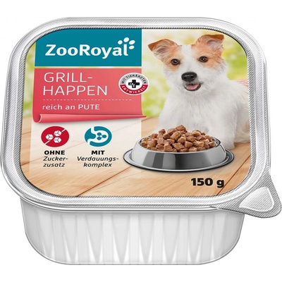 ZooRoyal Grilované kousky krůta 11 x 150 g