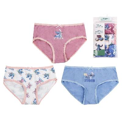 Детски бикини Cerda - Disney Lilo & Stitch, 3 броя, 4-5 г (2900002518)