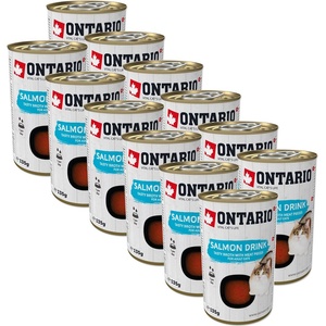 ONTARIO Cat сьомгова напитка 12 x 135 г