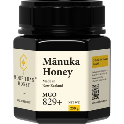 MoreThanHoney Novozélandský květový med MANUKA MGO 829+ 250g
