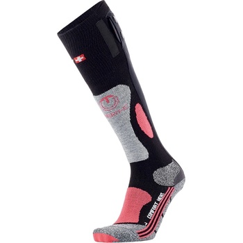 Therm-ic vyhrievané ponožky Powersocks Heat ladies grey pink