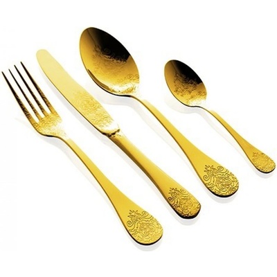 Herdmar Комплект прибори за хранене POMPADOUR- 48 части - старо злато (Herdmar 188-3048-0517-100-0017)