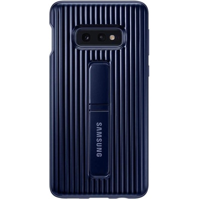 Samsung Protective Stand Cover EF-RG970CL - оригинален хибриден кейс за Samsung Galaxy S10E (тъмносин)