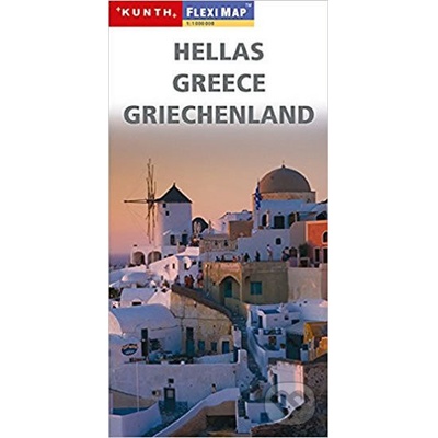 ŘECKO HELLAS GREECE 1:1000 000