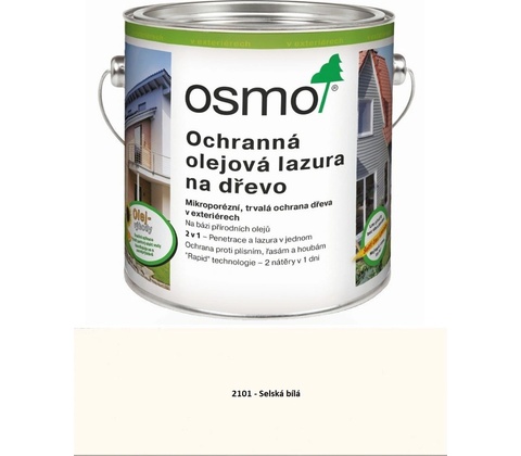Osmo 2101 Selská barva 0,75 l Bílá