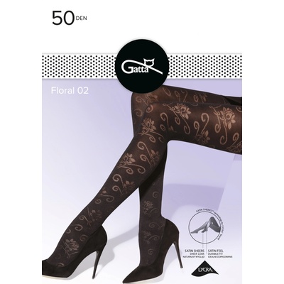 Gatta Floral 02 Nero 3-M