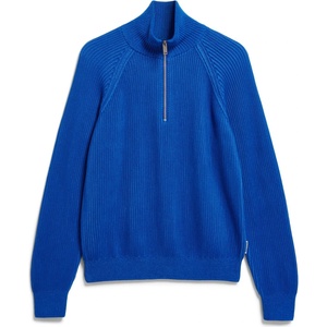 ARMEDANGELS Дамски пуловер ARMEDANGELS Women's Troyer Vanisé Knit Sweater Jumper - Dynamo Blue / Light Dynamo Blue (117-3695-0214)