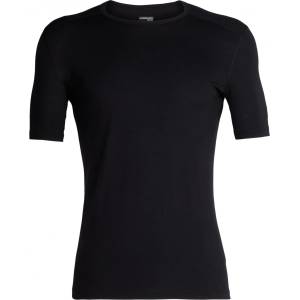 Icebreaker Мъжко мериносово термобельо Icebreaker 200 Oasis S/S Crewe Merino base layer - Black - размер XXL (015-0860-0115)