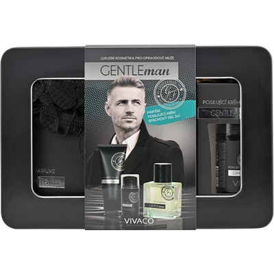 Vivaco Gentleman parfém 50 ml + krém 100 ml + gel 200 ml dárková sada