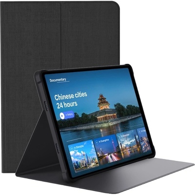 Vsetkonamobil 87414 LEATHER Zaklápací kryt pre Ulefone Tab A11 Pro šedý