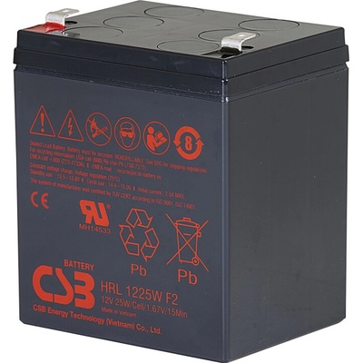 CSB HRL1225W F2 FR 12V 5,9Ah 130A
