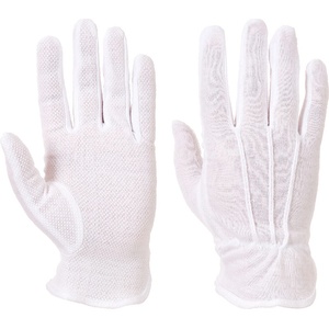 Portwest microdot a080 / Памучни ръкавици с pvc точки - бели m (a080whrm)