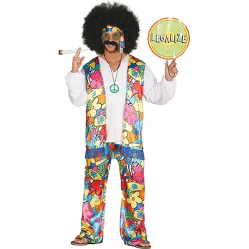 Fiestas Guirca Мъжки костюм - Хипи Размер - Възрастни: M