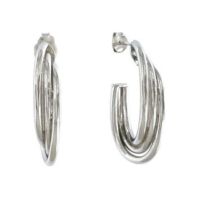 Infinitysilver stříbrné náušnice trojité ovály T431604