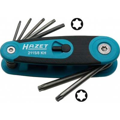 Sada uhlových skrutkovačov TORX 2115 / 8KH Hazet HA072583