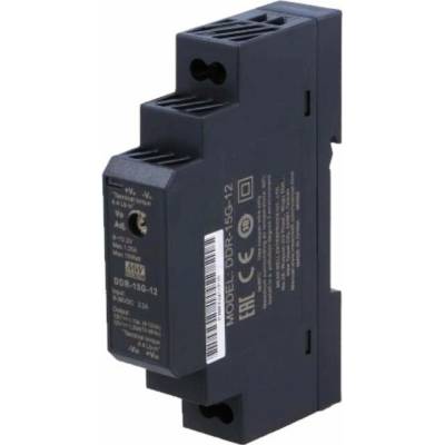 Mean Well DDR-15G spínaný zdroj na DIN lištu