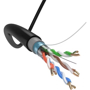  FTP Cat5e 24AWG CU 0.51, ETL Certified, меден, ЧЕРЕН кабел (FTP Cat5e 24AWG CU 0.51 ETL черен)