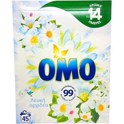 OMO прах за универсално пране, Орхидея, 45 пранета, 2.520кг
