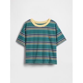 GAP Бебешка раирана тениска Brannan Bear GAP GAP | Zelen | Момчешки | 2 години