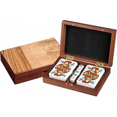 Karetní set Rummy s kostkami