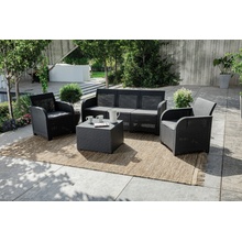 KETER ROSALIE 5 SEATER SET WITH STORAGE TABLE antracit/sivá (249582)